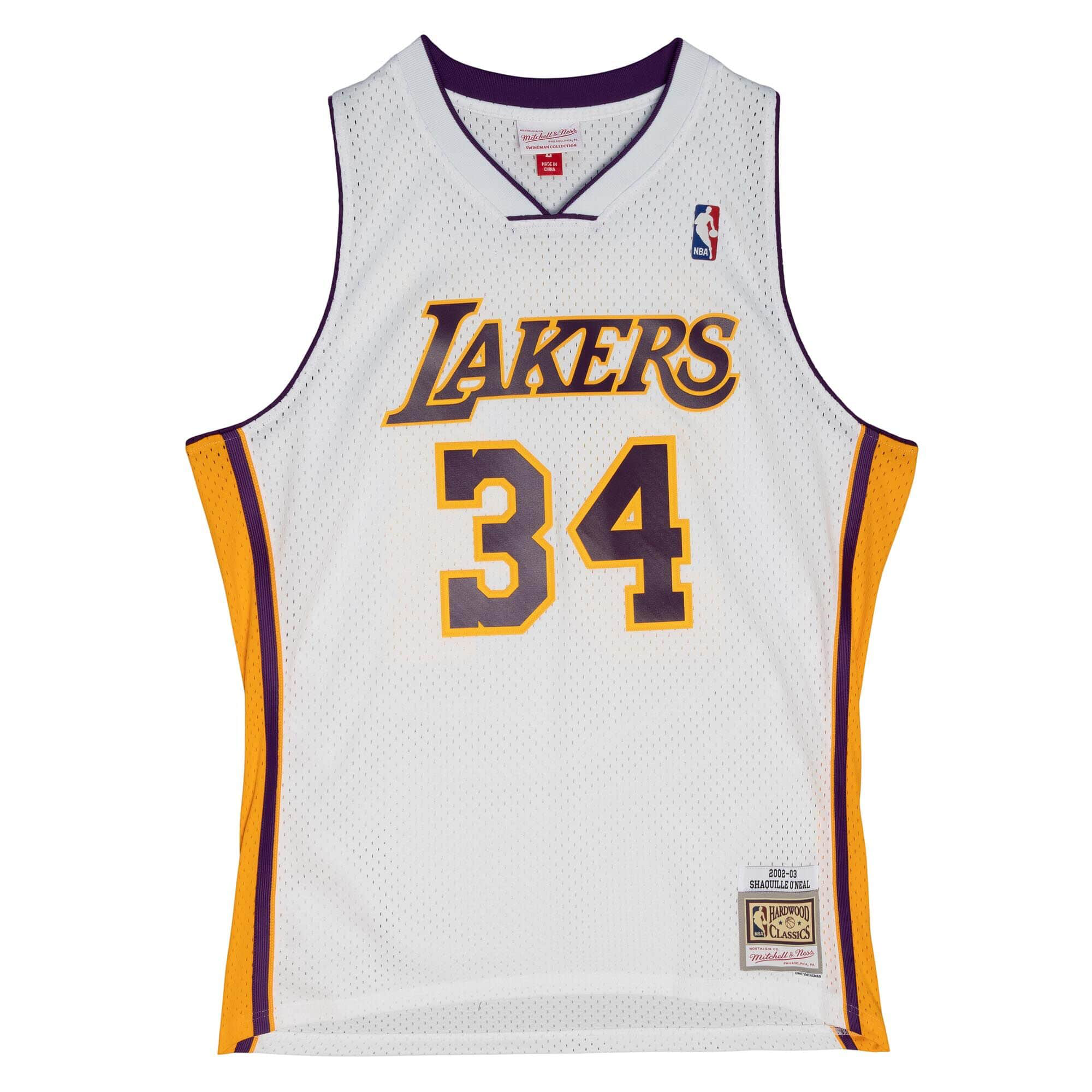 M&N Los Angeles Lakers Shaquille O'Neal Swingman Jersey (2002-2003) Alt